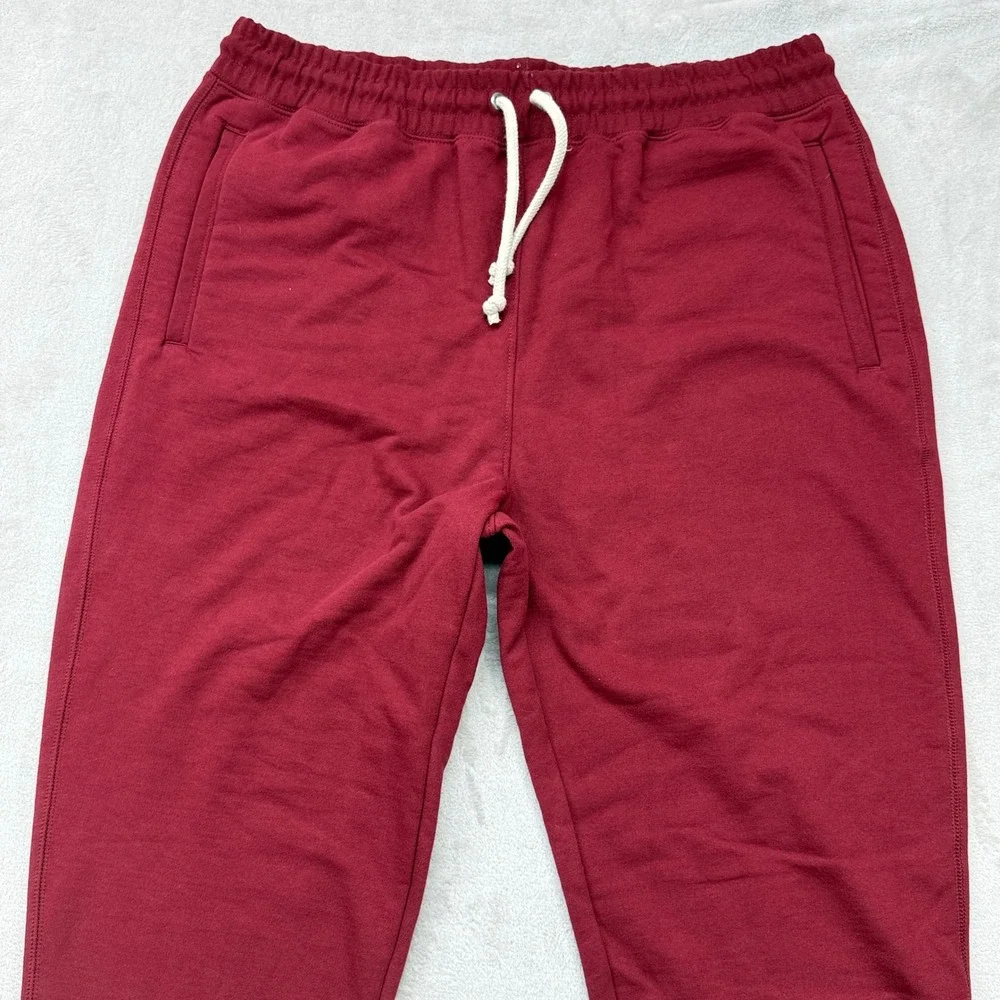 The North Face Joggers Mens XL Burgundy Red Fleece Sweatpants Casual Sunday
